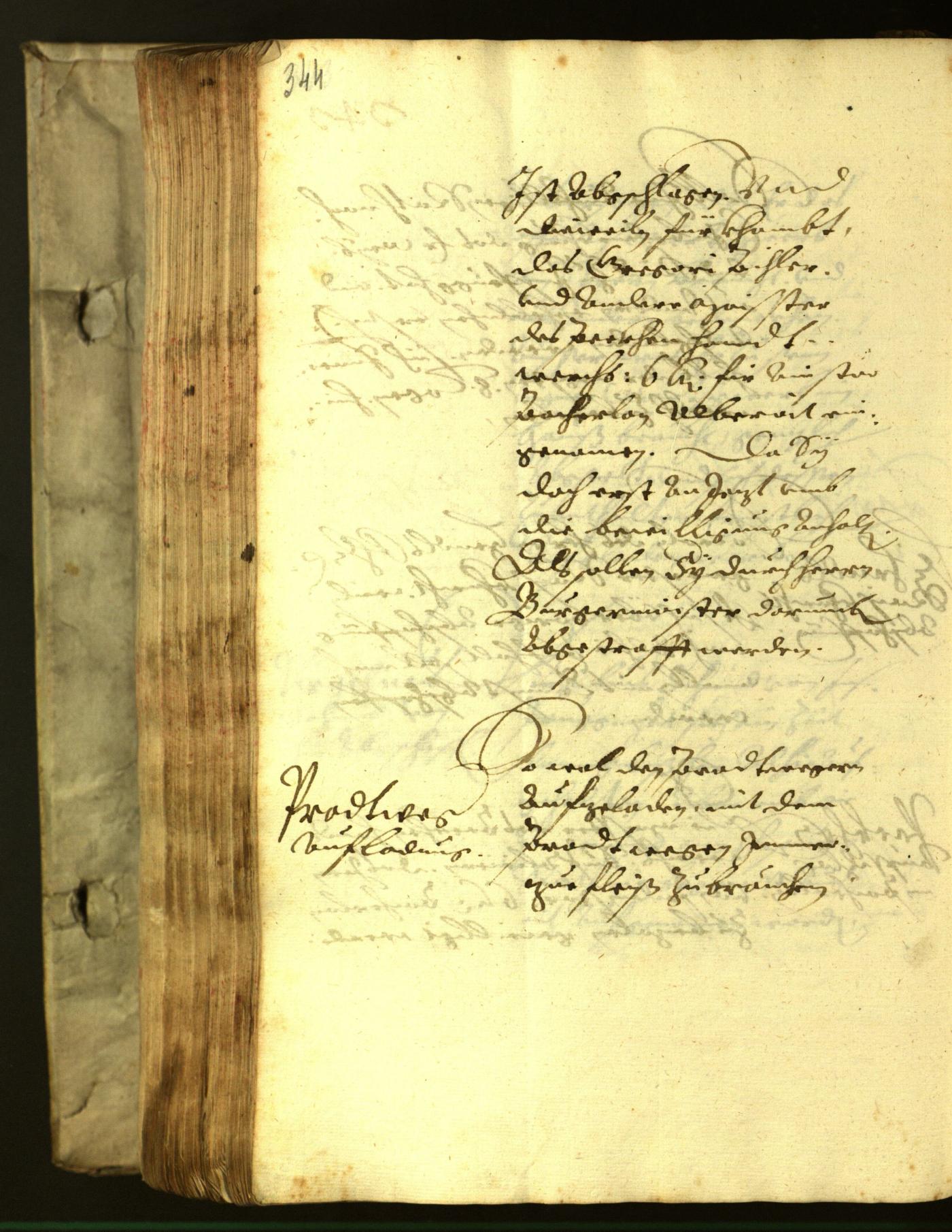 Stadtarchiv Bozen - BOhisto Ratsprotokoll 1621 