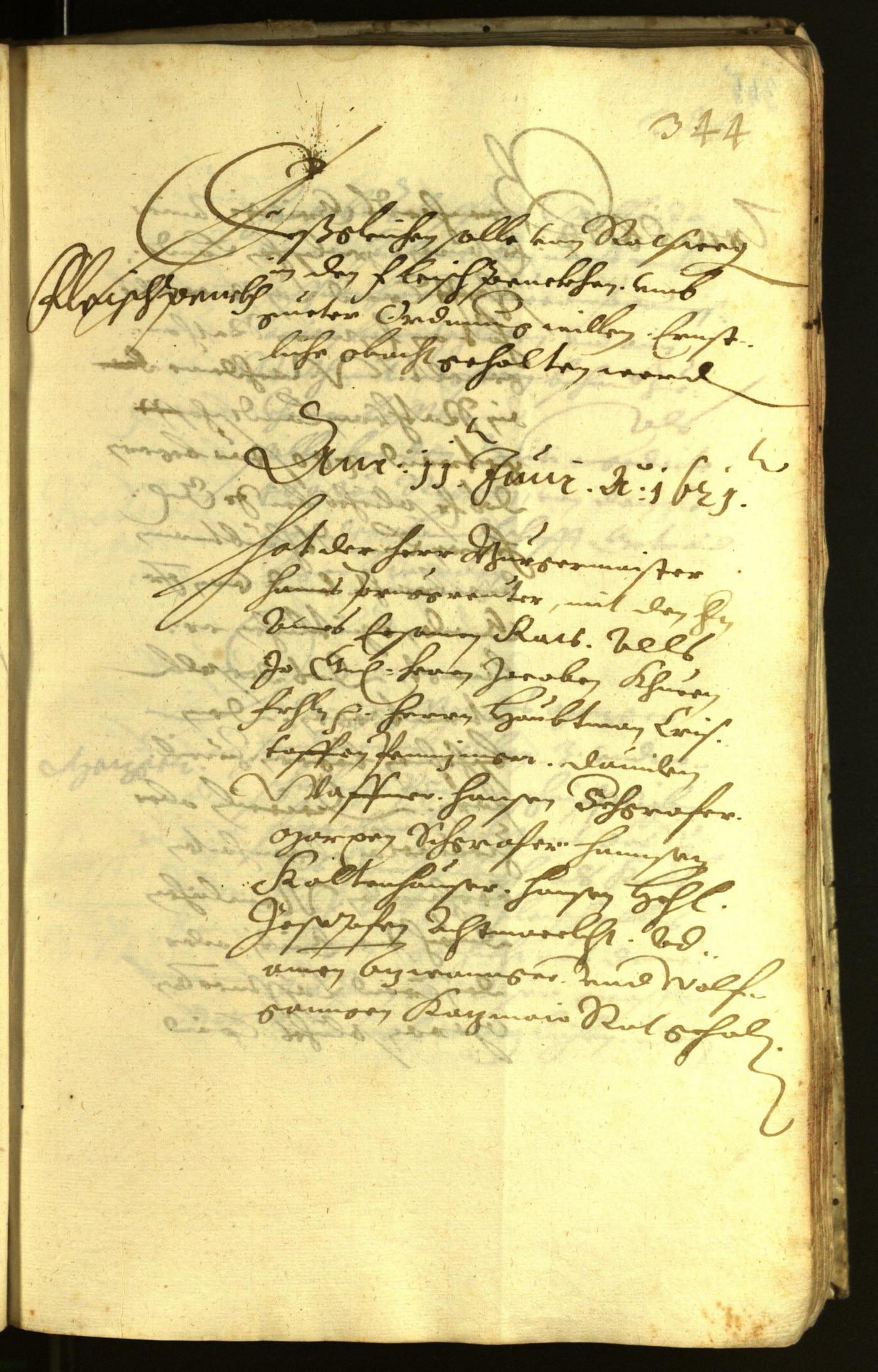 Civic Archives of Bozen-Bolzano - BOhisto Minutes of the council 1621 