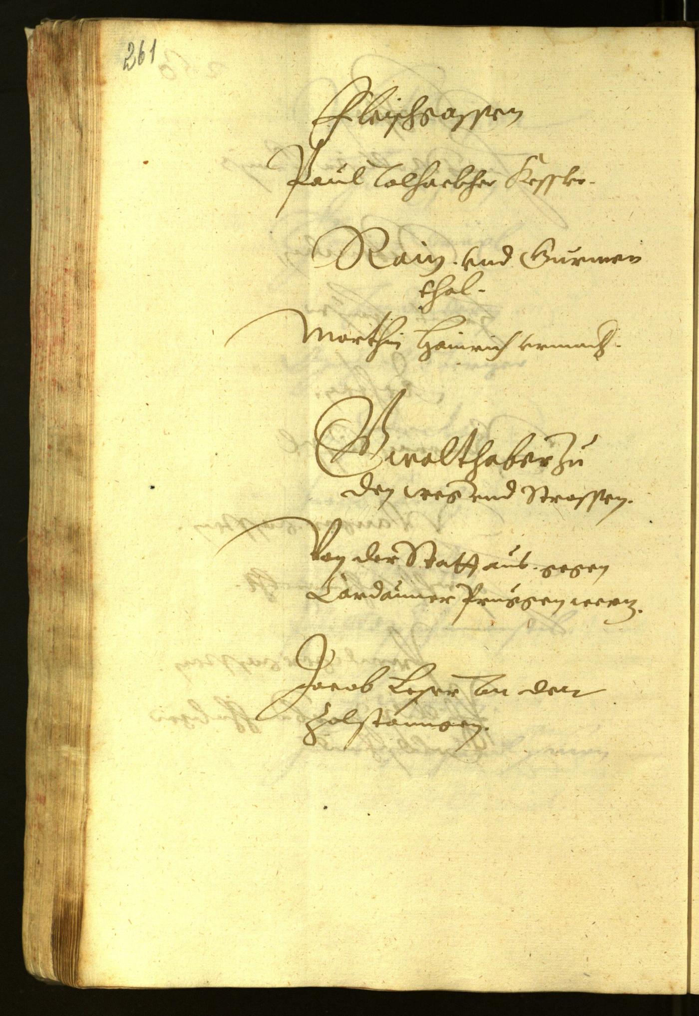 Stadtarchiv Bozen - BOhisto Ratsprotokoll 1621 