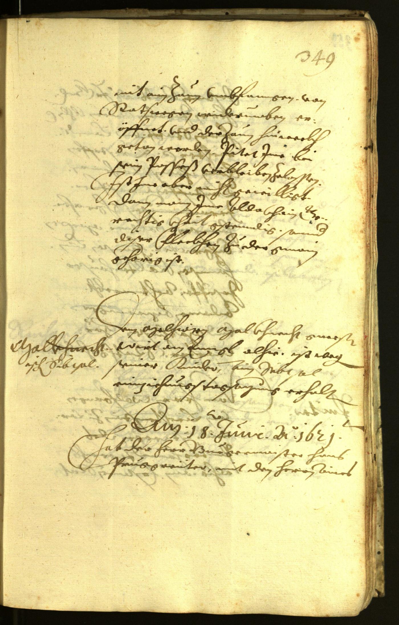 Stadtarchiv Bozen - BOhisto Ratsprotokoll 1621 