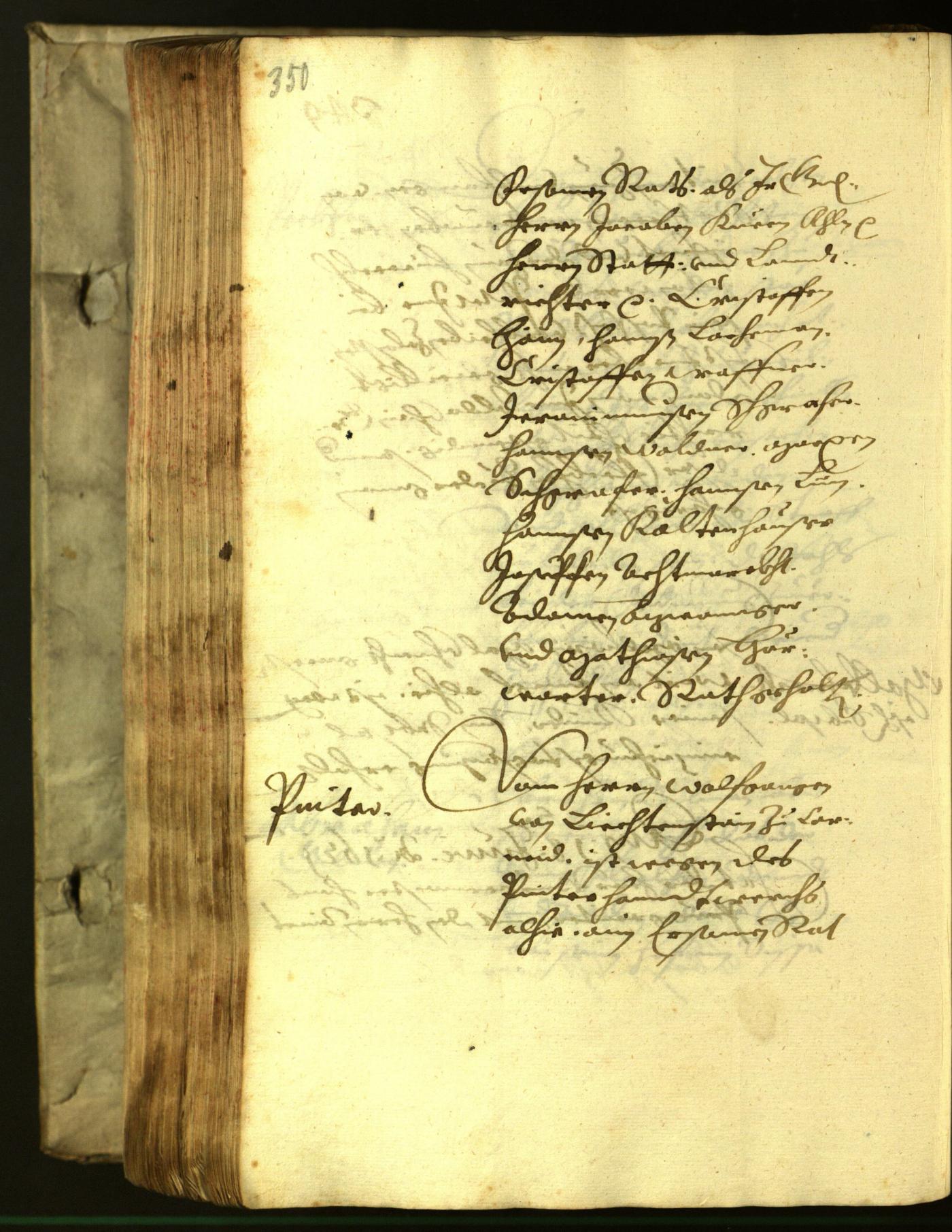 Stadtarchiv Bozen - BOhisto Ratsprotokoll 1621 