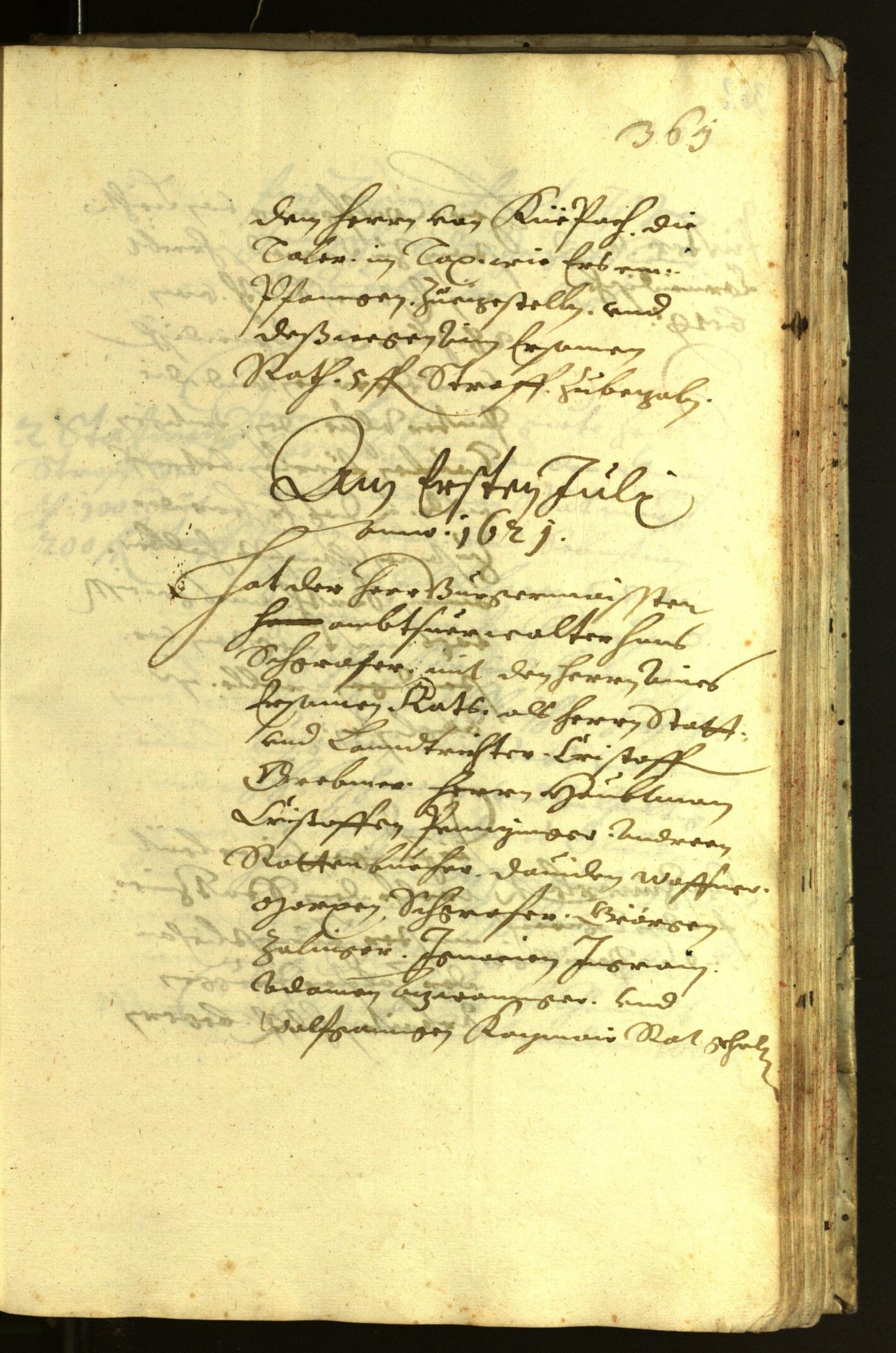 Civic Archives of Bozen-Bolzano - BOhisto Minutes of the council 1621 