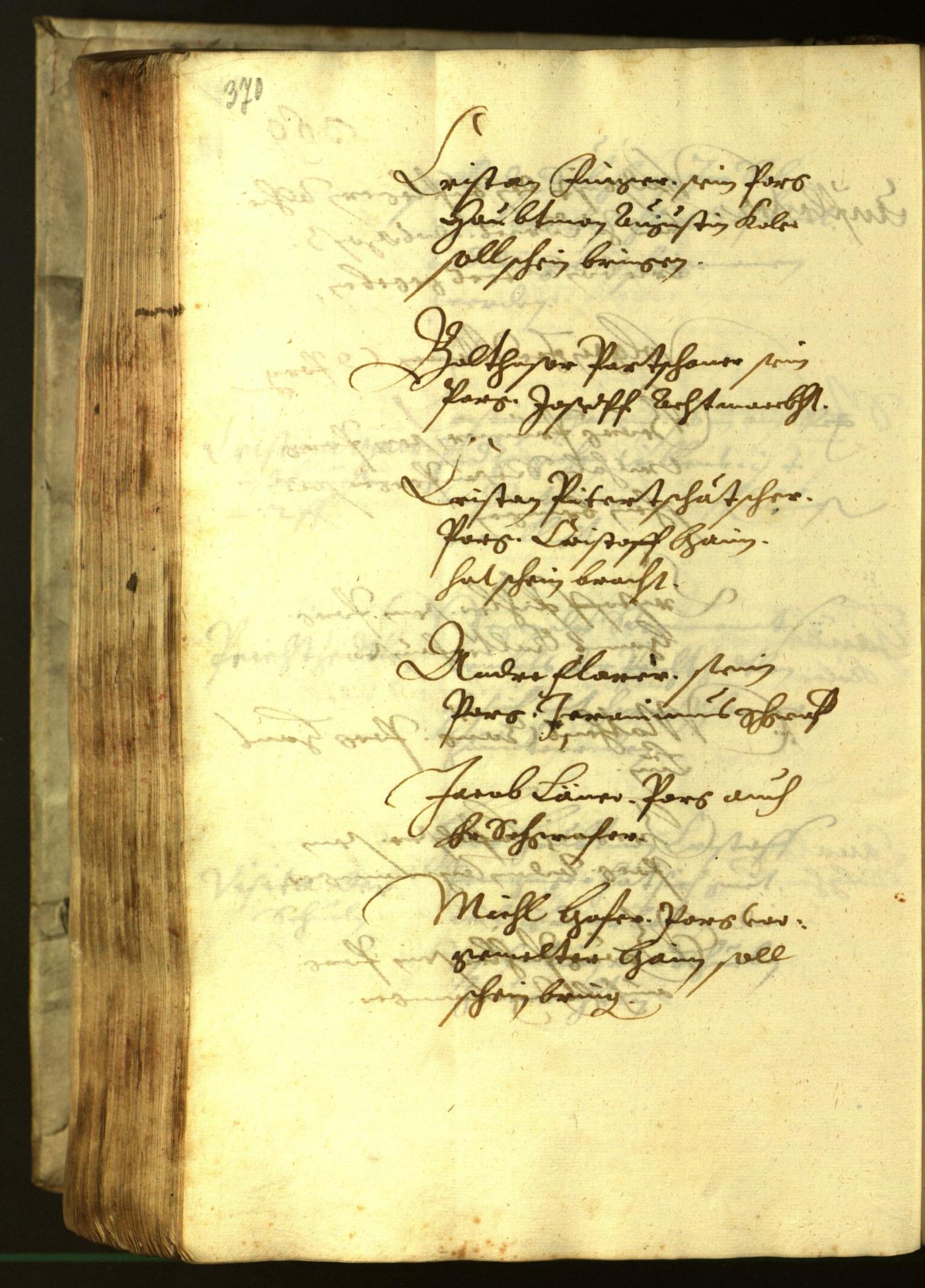 Stadtarchiv Bozen - BOhisto Ratsprotokoll 1621 