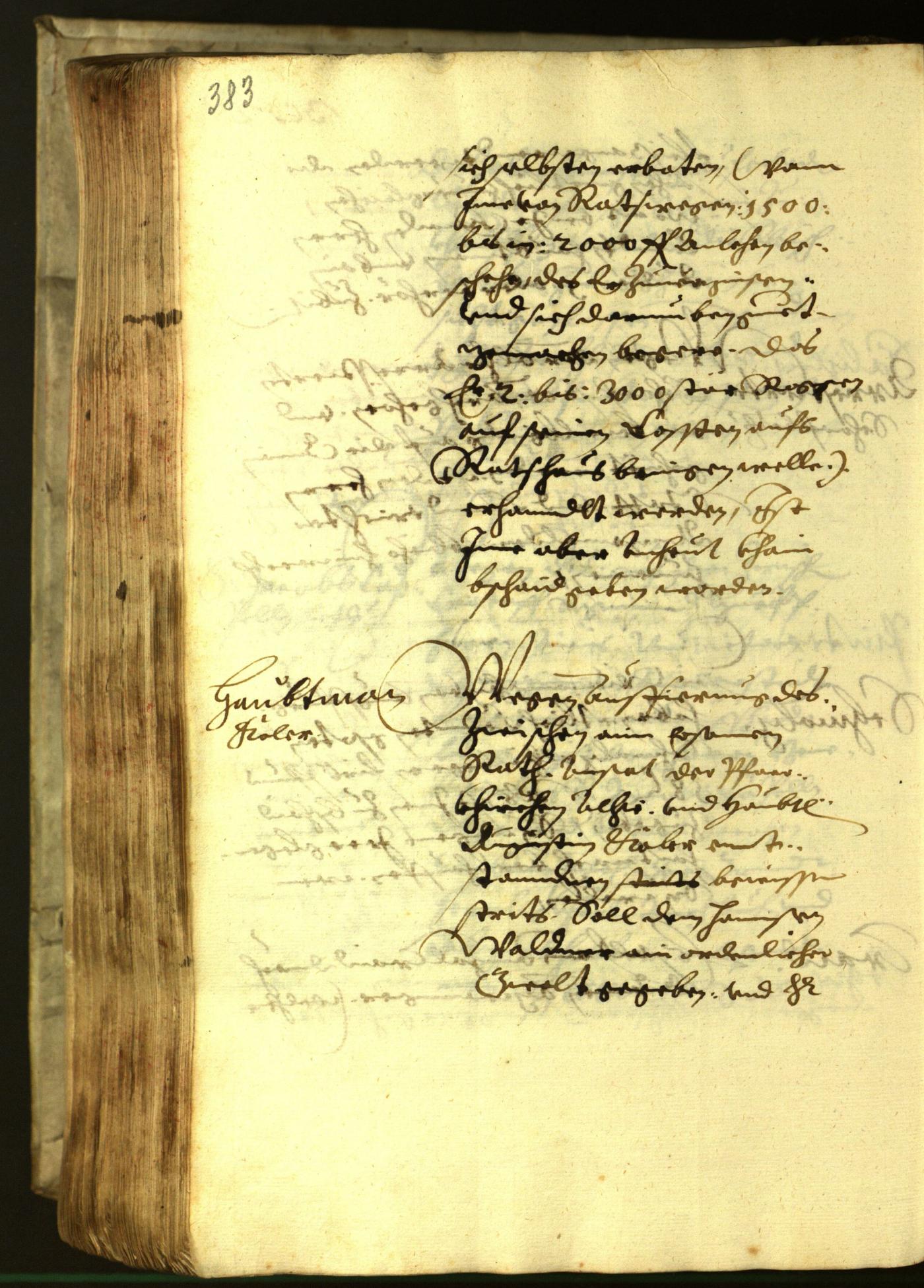 Stadtarchiv Bozen - BOhisto Ratsprotokoll 1621 