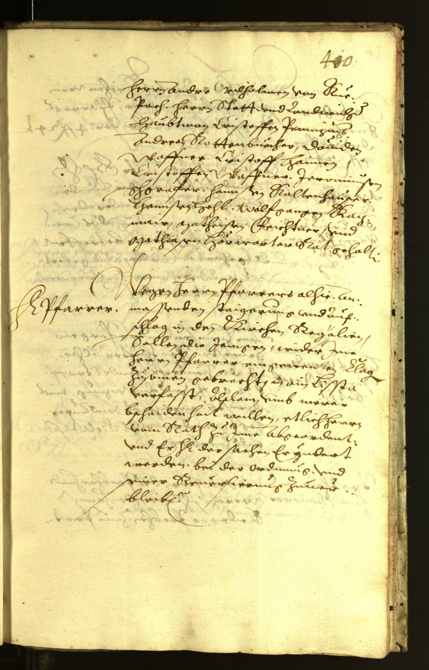 Stadtarchiv Bozen - BOhisto Ratsprotokoll 1621 