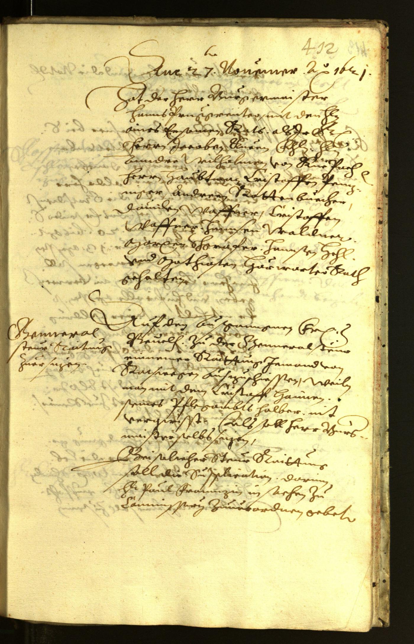 Civic Archives of Bozen-Bolzano - BOhisto Minutes of the council 1621 