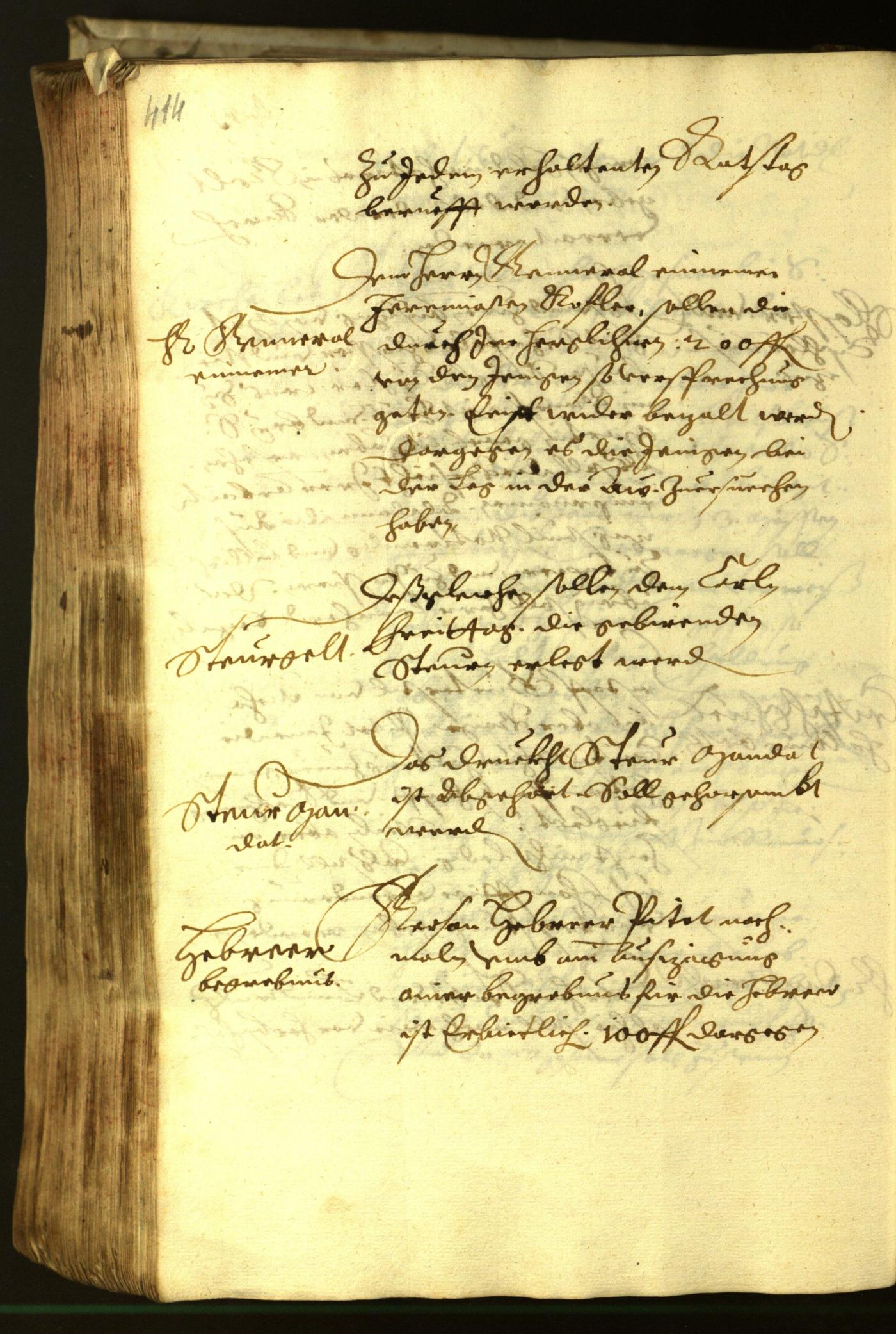 Stadtarchiv Bozen - BOhisto Ratsprotokoll 1621 