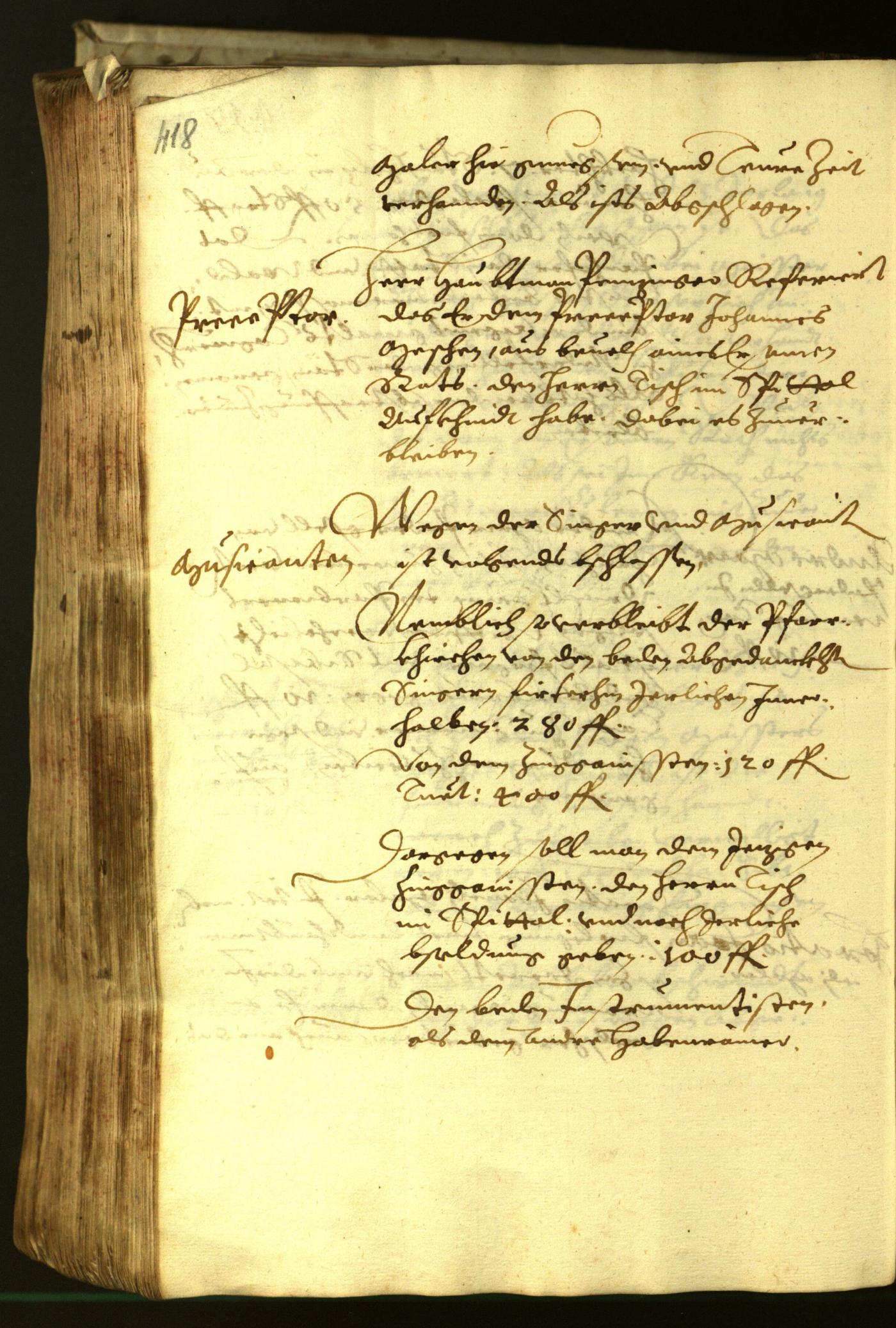 Stadtarchiv Bozen - BOhisto Ratsprotokoll 1621 