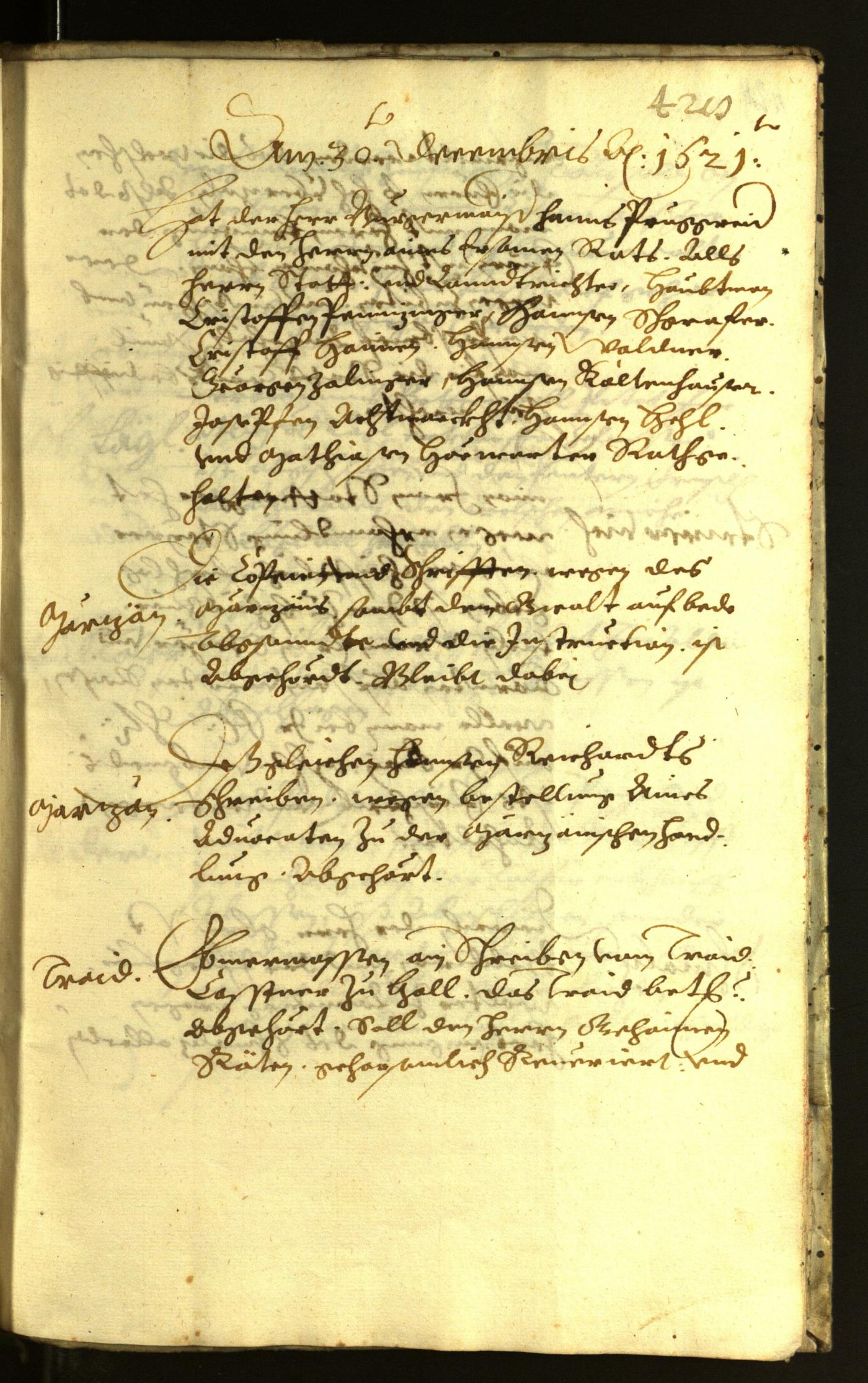 Archivio Storico della Città di Bolzano - BOhisto protocollo consiliare 1621 