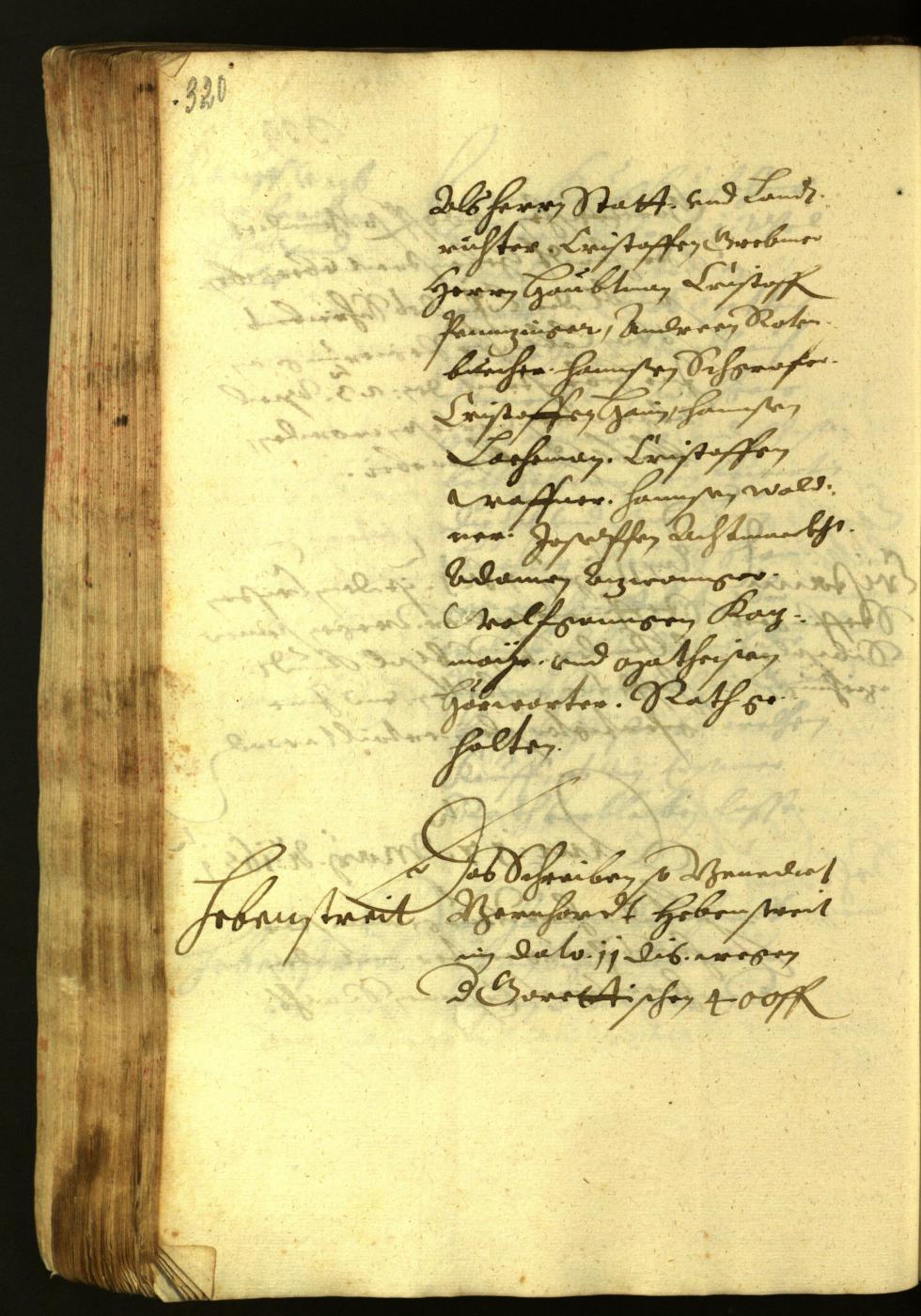 Stadtarchiv Bozen - BOhisto Ratsprotokoll 1621 