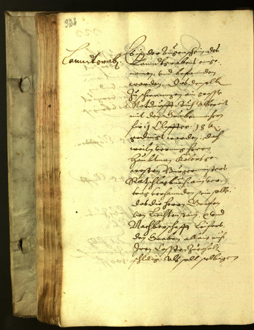 Stadtarchiv Bozen - BOhisto Ratsprotokoll 1621 