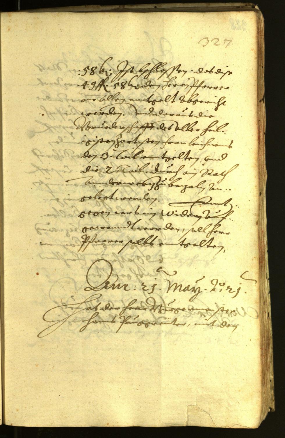 Stadtarchiv Bozen - BOhisto Ratsprotokoll 1621 