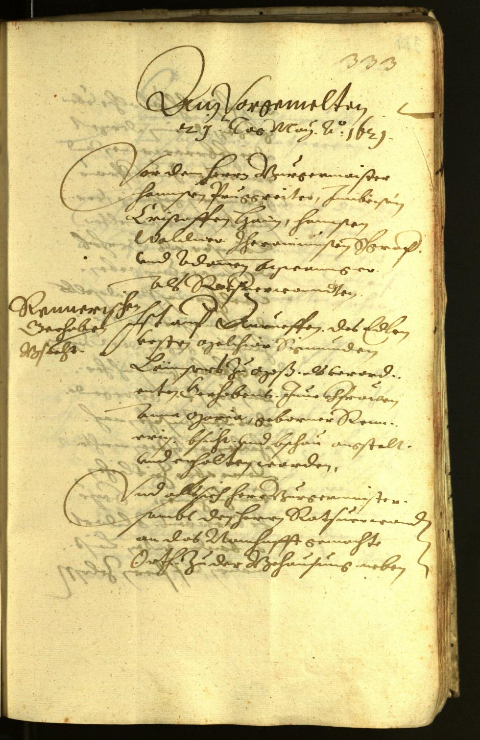 Civic Archives of Bozen-Bolzano - BOhisto Minutes of the council 1621 