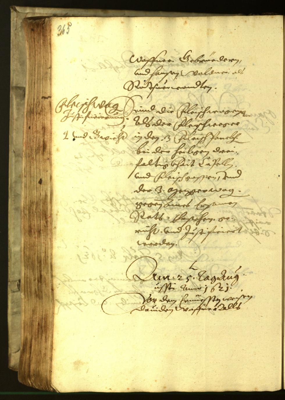 Civic Archives of Bozen-Bolzano - BOhisto Minutes of the council 1621 