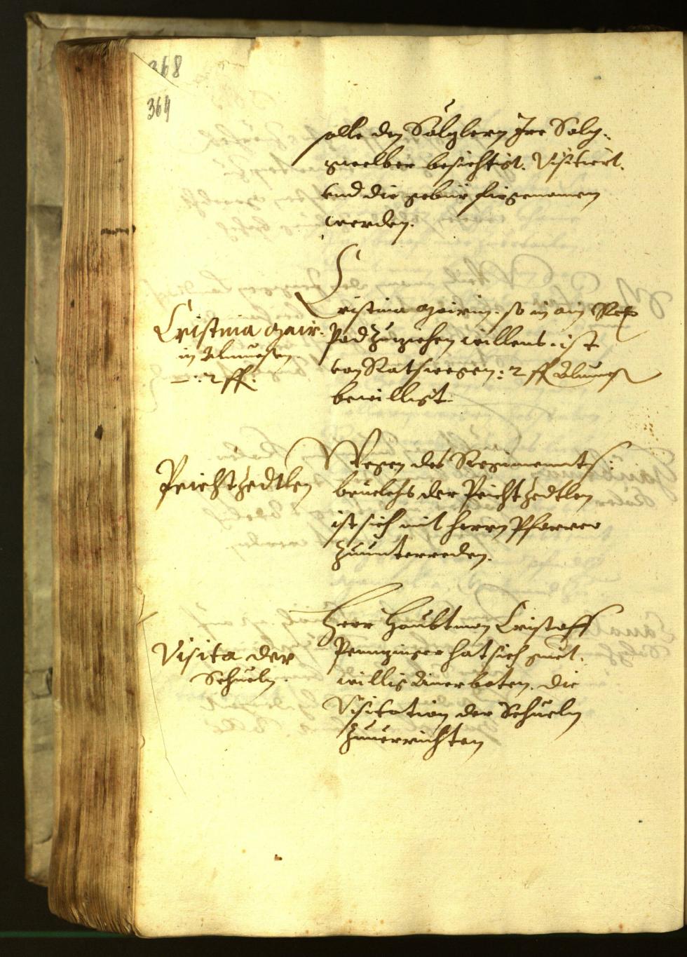 Stadtarchiv Bozen - BOhisto Ratsprotokoll 1621 