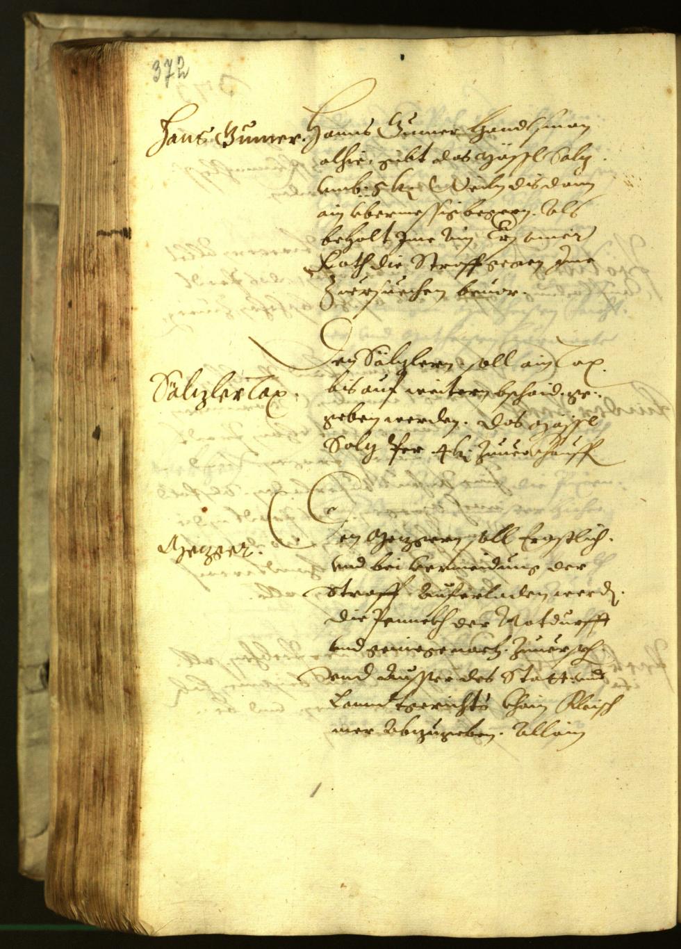 Civic Archives of Bozen-Bolzano - BOhisto Minutes of the council 1621 