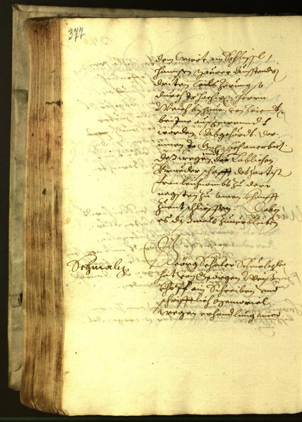 Stadtarchiv Bozen - BOhisto Ratsprotokoll 1621 