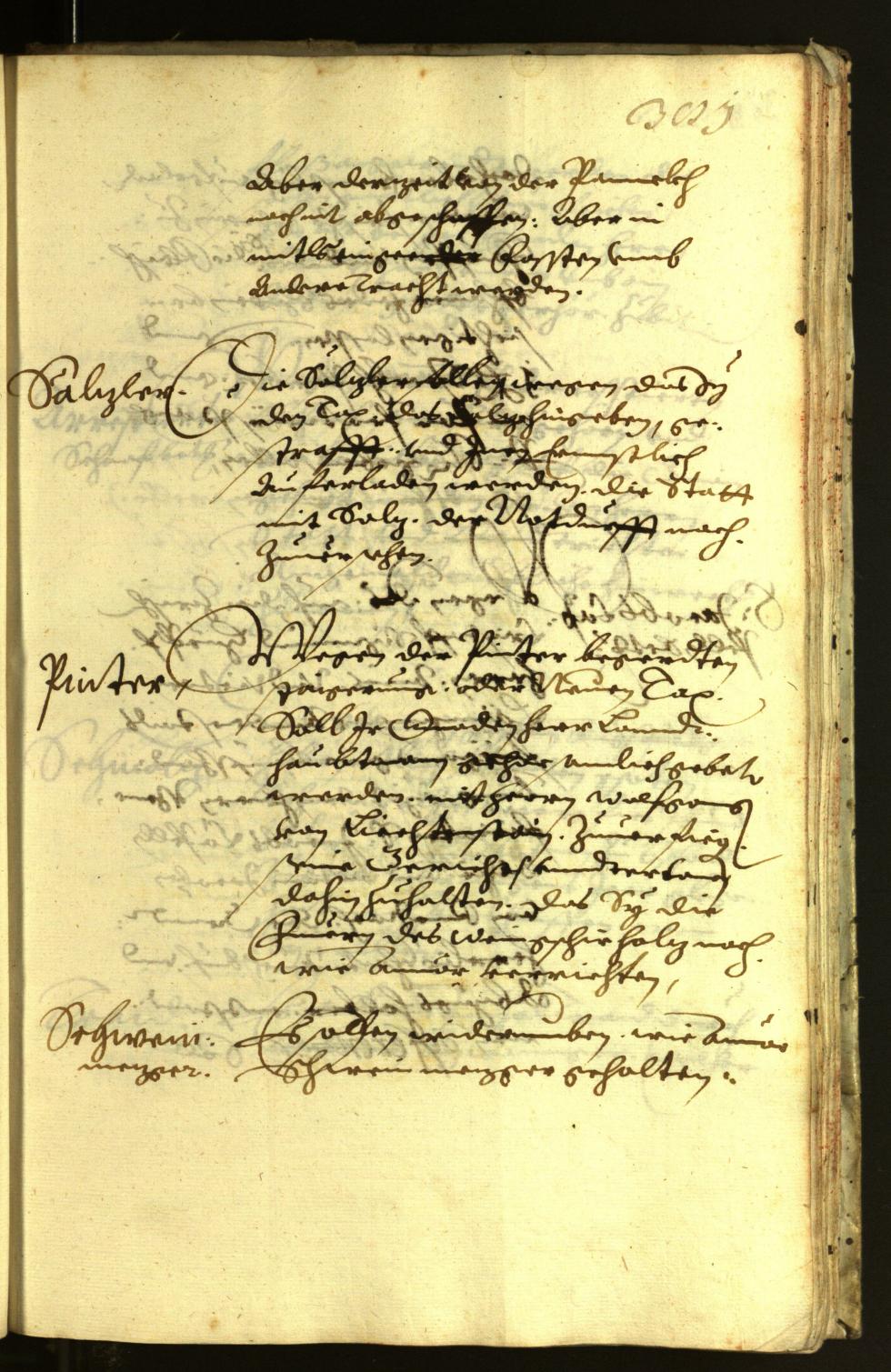 Stadtarchiv Bozen - BOhisto Ratsprotokoll 1621 