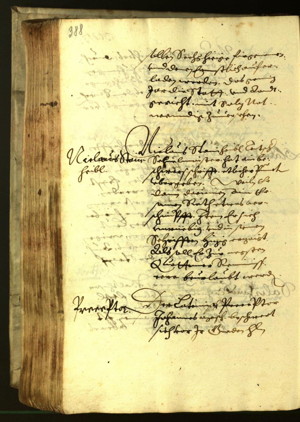 Stadtarchiv Bozen - BOhisto Ratsprotokoll 1621 