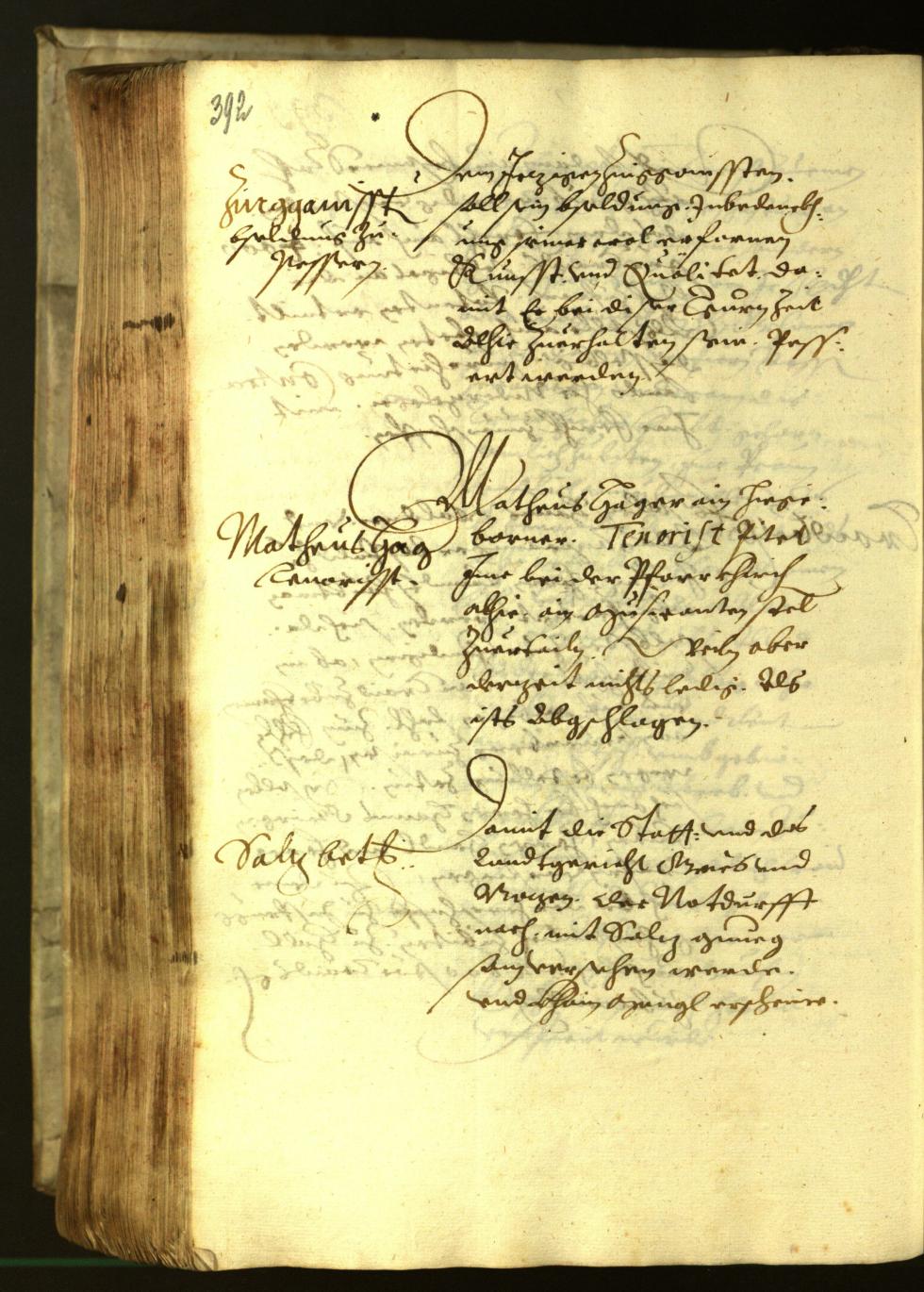 Stadtarchiv Bozen - BOhisto Ratsprotokoll 1621 