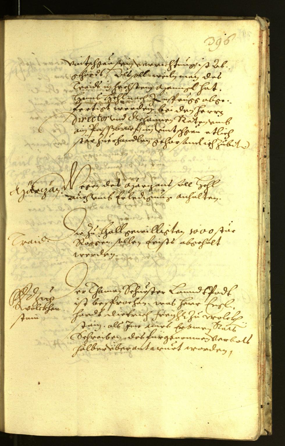 Stadtarchiv Bozen - BOhisto Ratsprotokoll 1621 