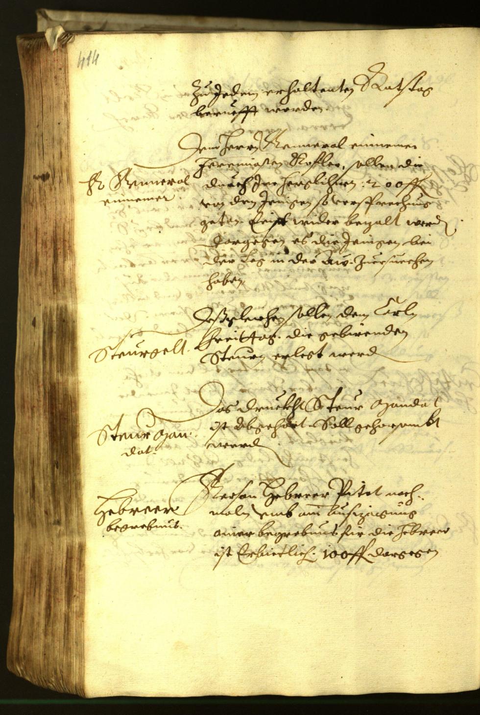 Stadtarchiv Bozen - BOhisto Ratsprotokoll 1621 