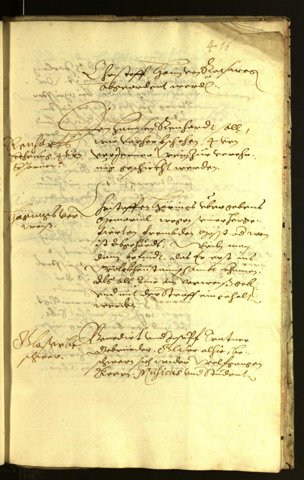 Stadtarchiv Bozen - BOhisto Ratsprotokoll 1621 