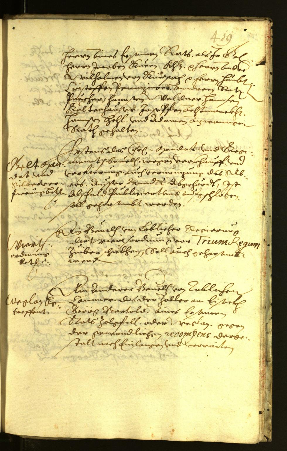 Civic Archives of Bozen-Bolzano - BOhisto Minutes of the council 1621 