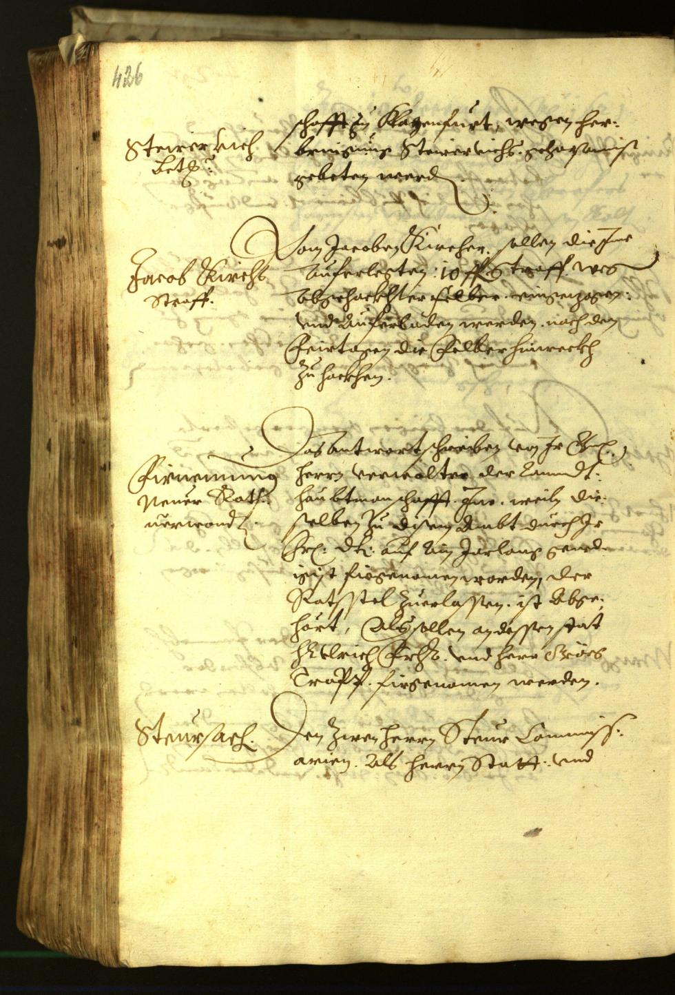 Stadtarchiv Bozen - BOhisto Ratsprotokoll 1621 