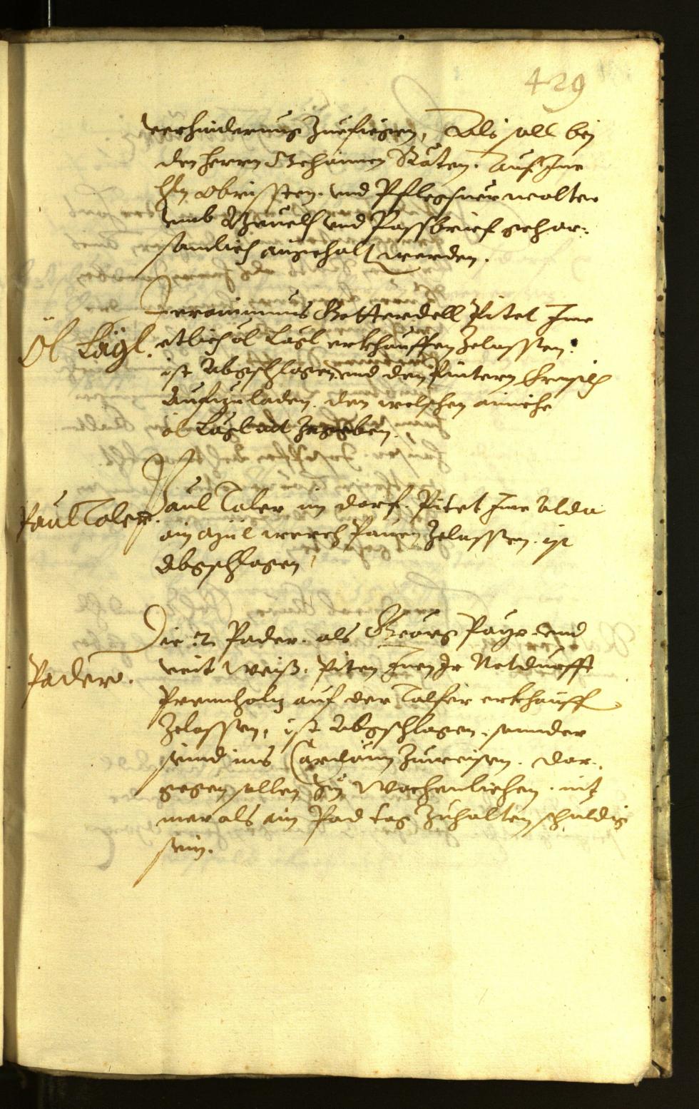 Civic Archives of Bozen-Bolzano - BOhisto Minutes of the council 1621 