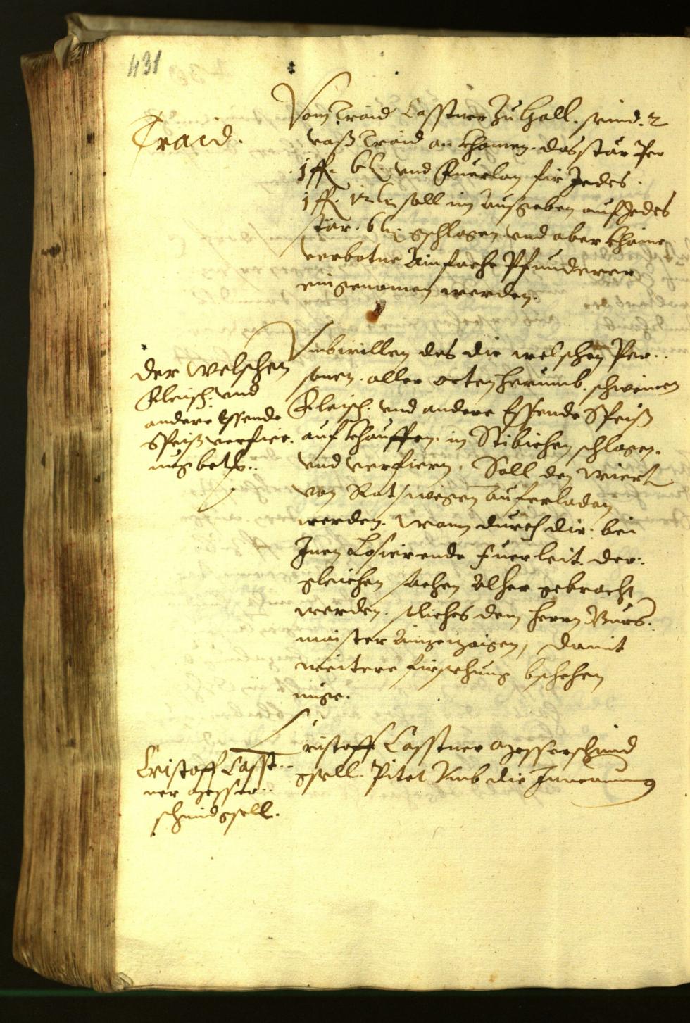 Stadtarchiv Bozen - BOhisto Ratsprotokoll 1621 