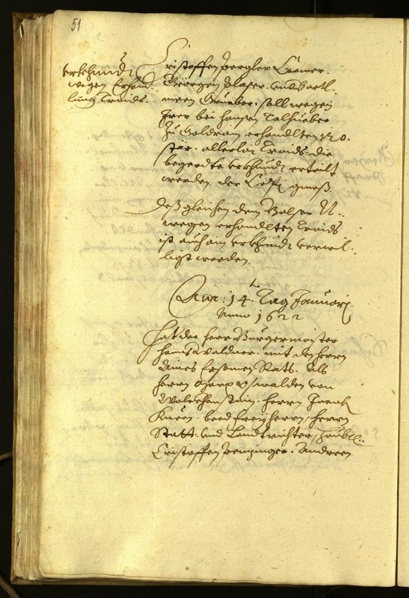 Civic Archives of Bozen-Bolzano - BOhisto Minutes of the council 1622 