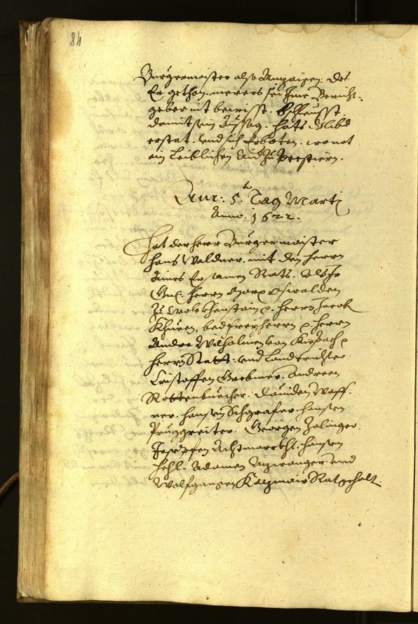 Archivio Storico della Città di Bolzano - BOhisto protocollo consiliare 1622 