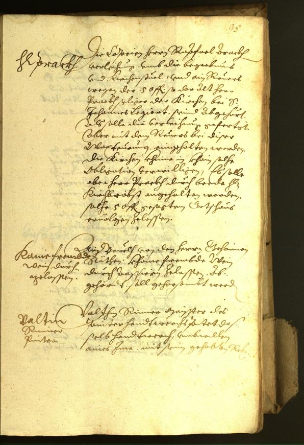 Civic Archives of Bozen-Bolzano - BOhisto Minutes of the council 1622 