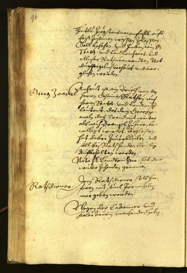 Civic Archives of Bozen-Bolzano - BOhisto Minutes of the council 1622 