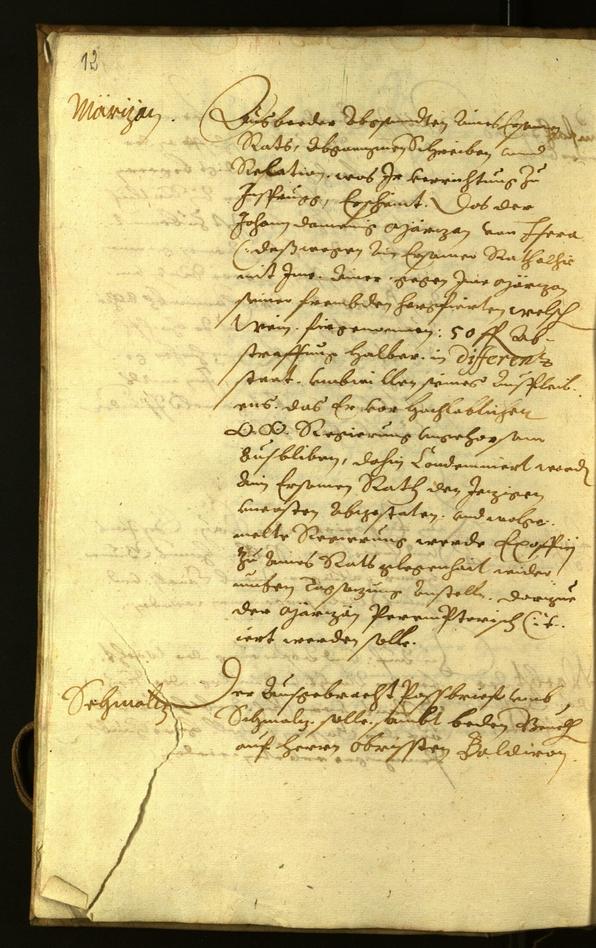 Civic Archives of Bozen-Bolzano - BOhisto Minutes of the council 1622 