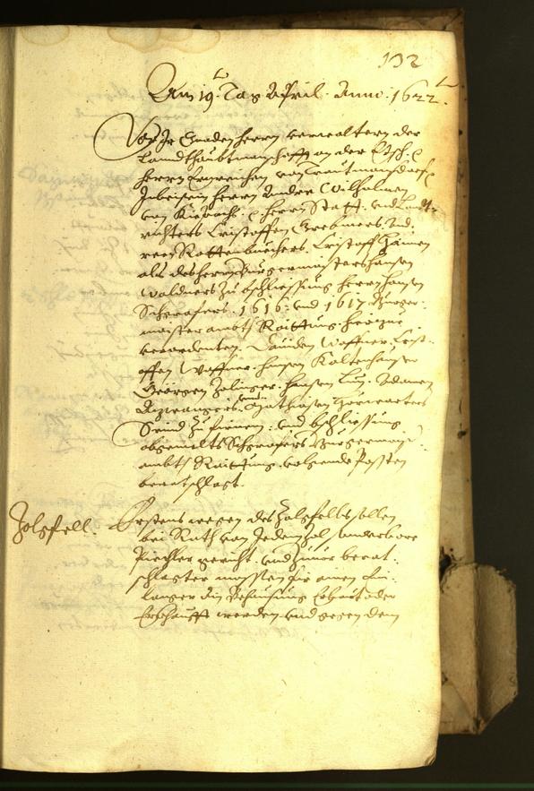 Civic Archives of Bozen-Bolzano - BOhisto Minutes of the council 1622 