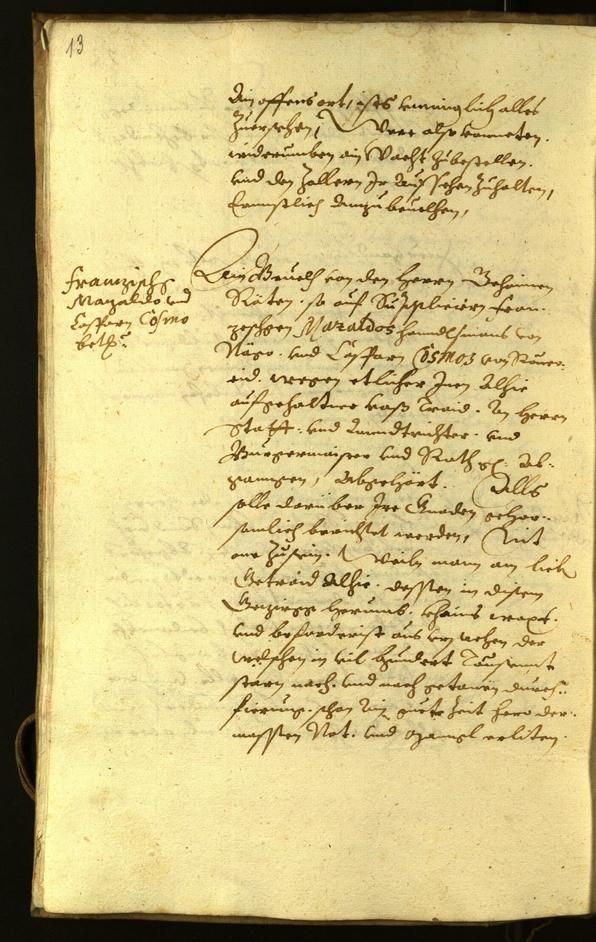 Civic Archives of Bozen-Bolzano - BOhisto Minutes of the council 1622 