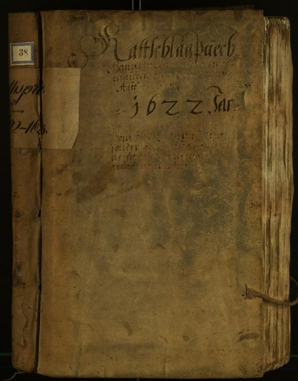 Civic Archives of Bozen-Bolzano - BOhisto Minutes of the council 1622 