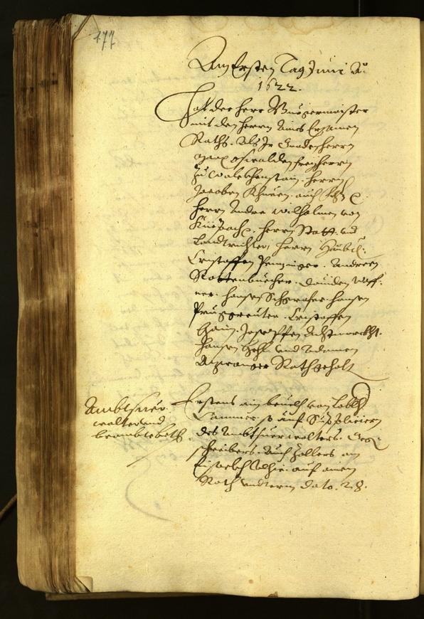 Civic Archives of Bozen-Bolzano - BOhisto Minutes of the council 1622 