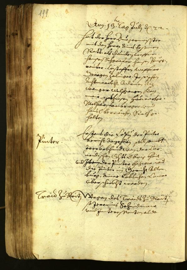 Archivio Storico della Città di Bolzano - BOhisto protocollo consiliare 1622 