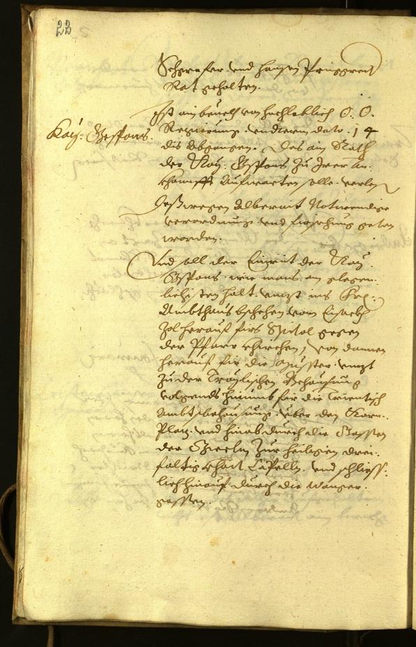 Civic Archives of Bozen-Bolzano - BOhisto Minutes of the council 1622 