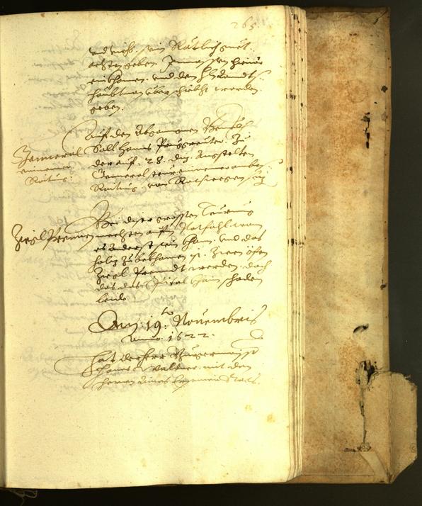 Civic Archives of Bozen-Bolzano - BOhisto Minutes of the council 1622 