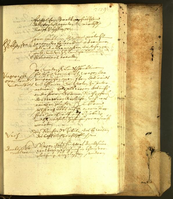 Stadtarchiv Bozen - BOhisto Ratsprotokoll 1622 