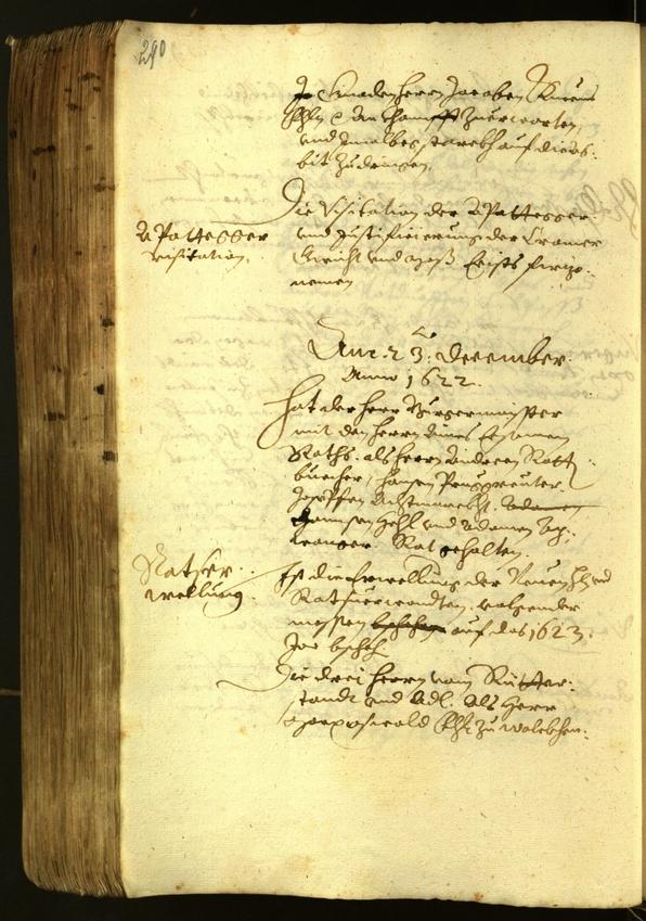 Civic Archives of Bozen-Bolzano - BOhisto Minutes of the council 1622 