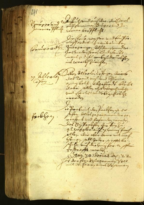 Civic Archives of Bozen-Bolzano - BOhisto Minutes of the council 1622 