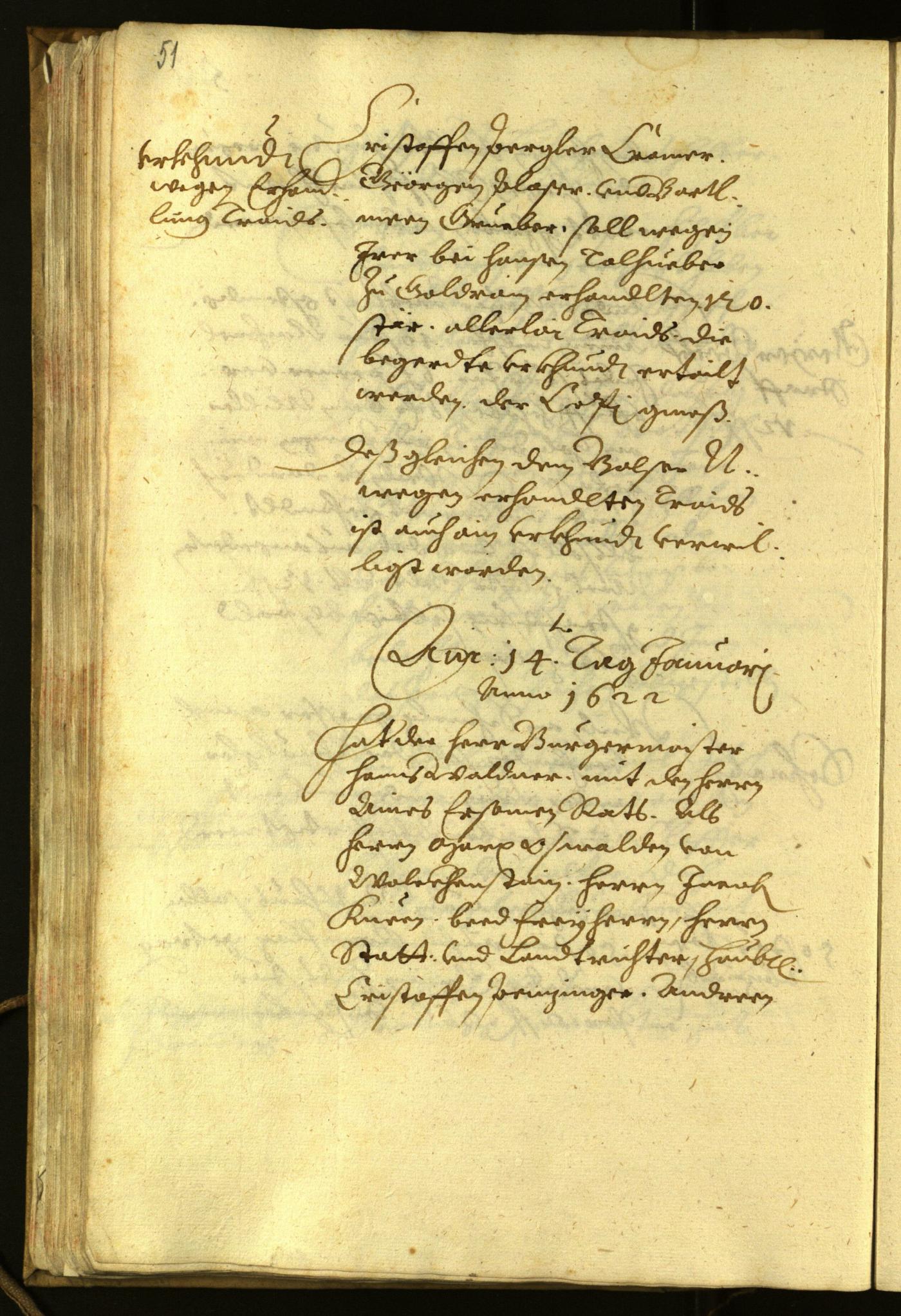 Civic Archives of Bozen-Bolzano - BOhisto Minutes of the council 1622 