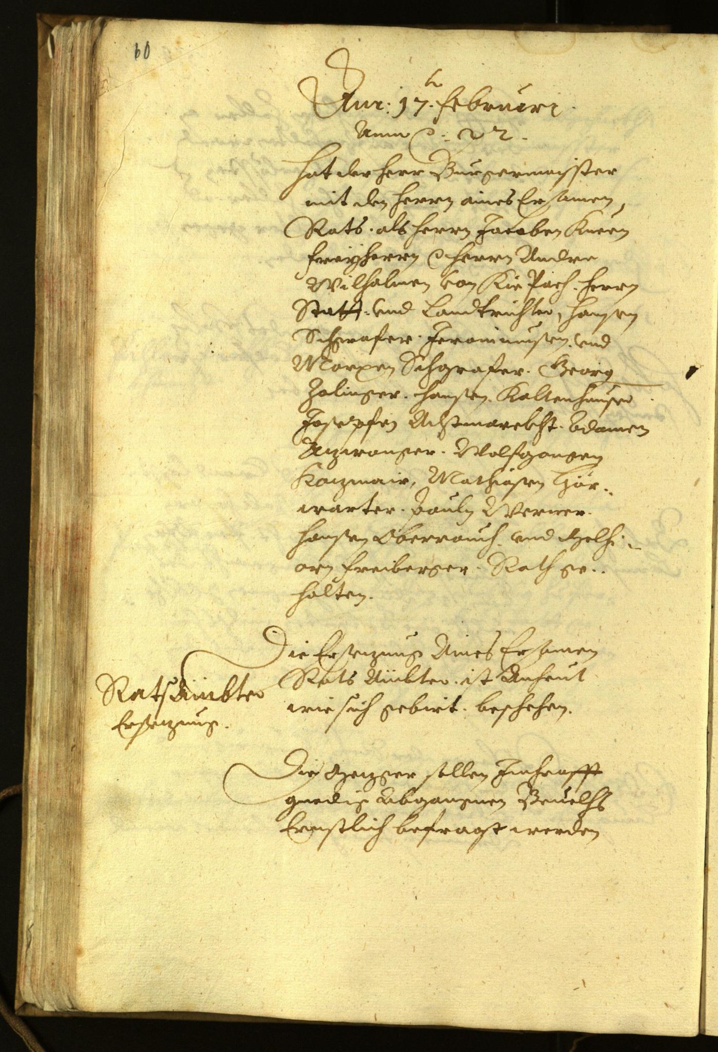 Civic Archives of Bozen-Bolzano - BOhisto Minutes of the council 1622 