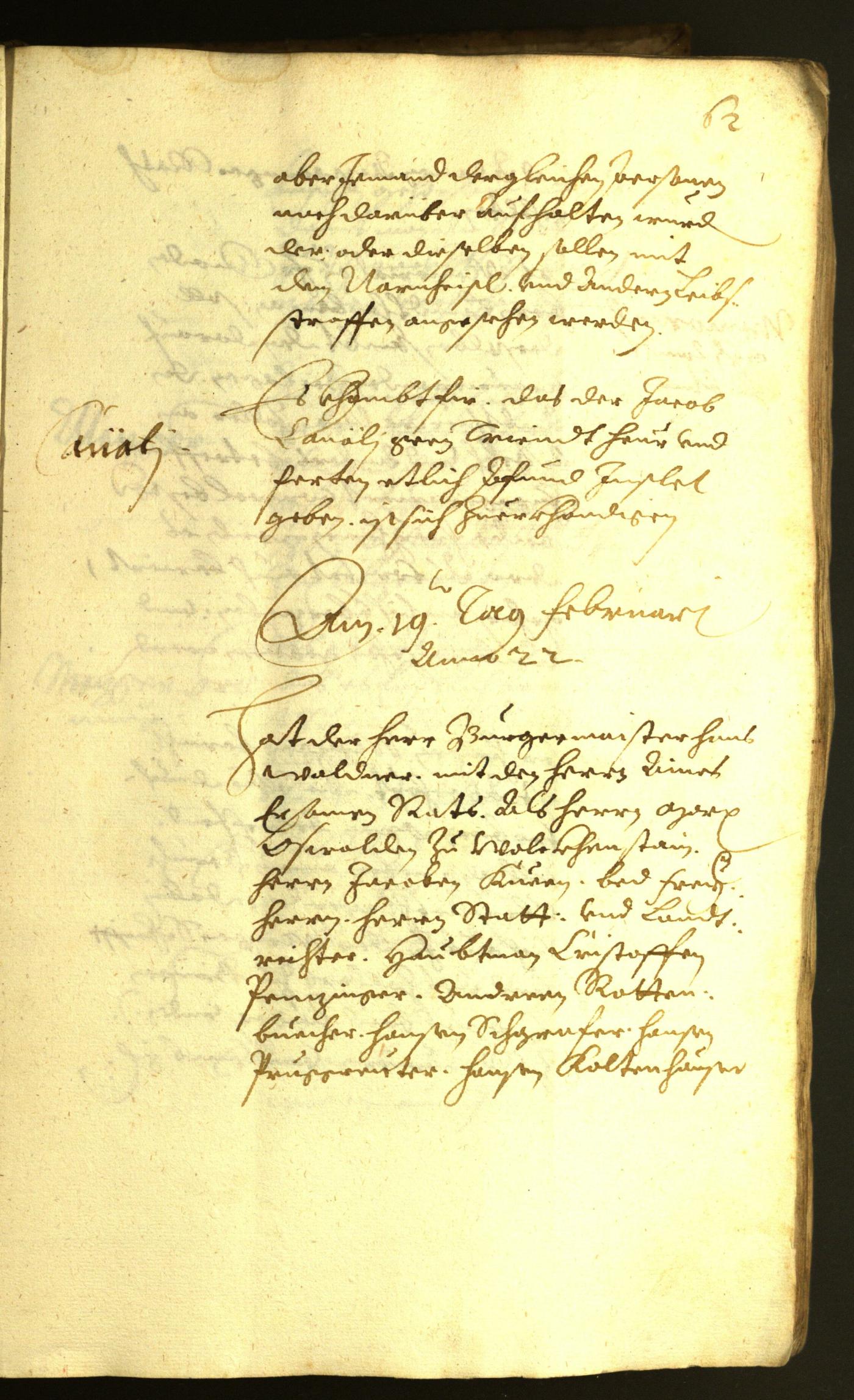 Civic Archives of Bozen-Bolzano - BOhisto Minutes of the council 1622 