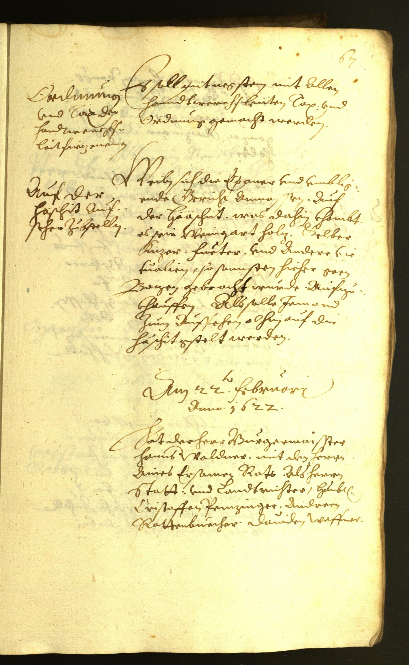 Civic Archives of Bozen-Bolzano - BOhisto Minutes of the council 1622 